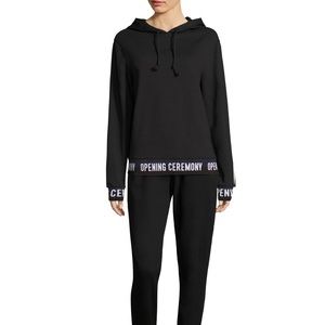 Opening Ceremony Logo Hem Cotton Hoodie- Size XS